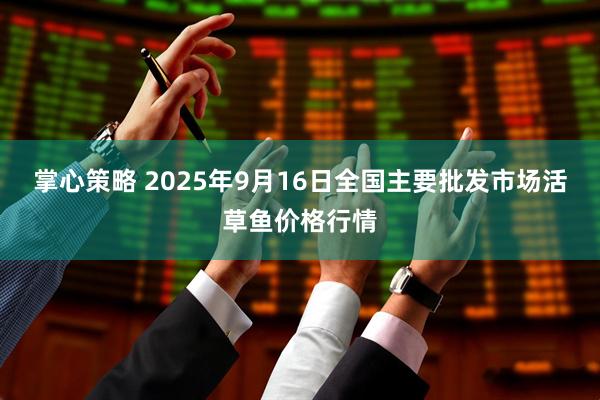 掌心策略 2025年9月16日全国主要批发市场活草鱼价格行情