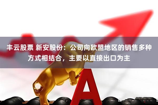 丰云股票 新安股份：公司向欧盟地区的销售多种方式相结合，主要以直接出口为主